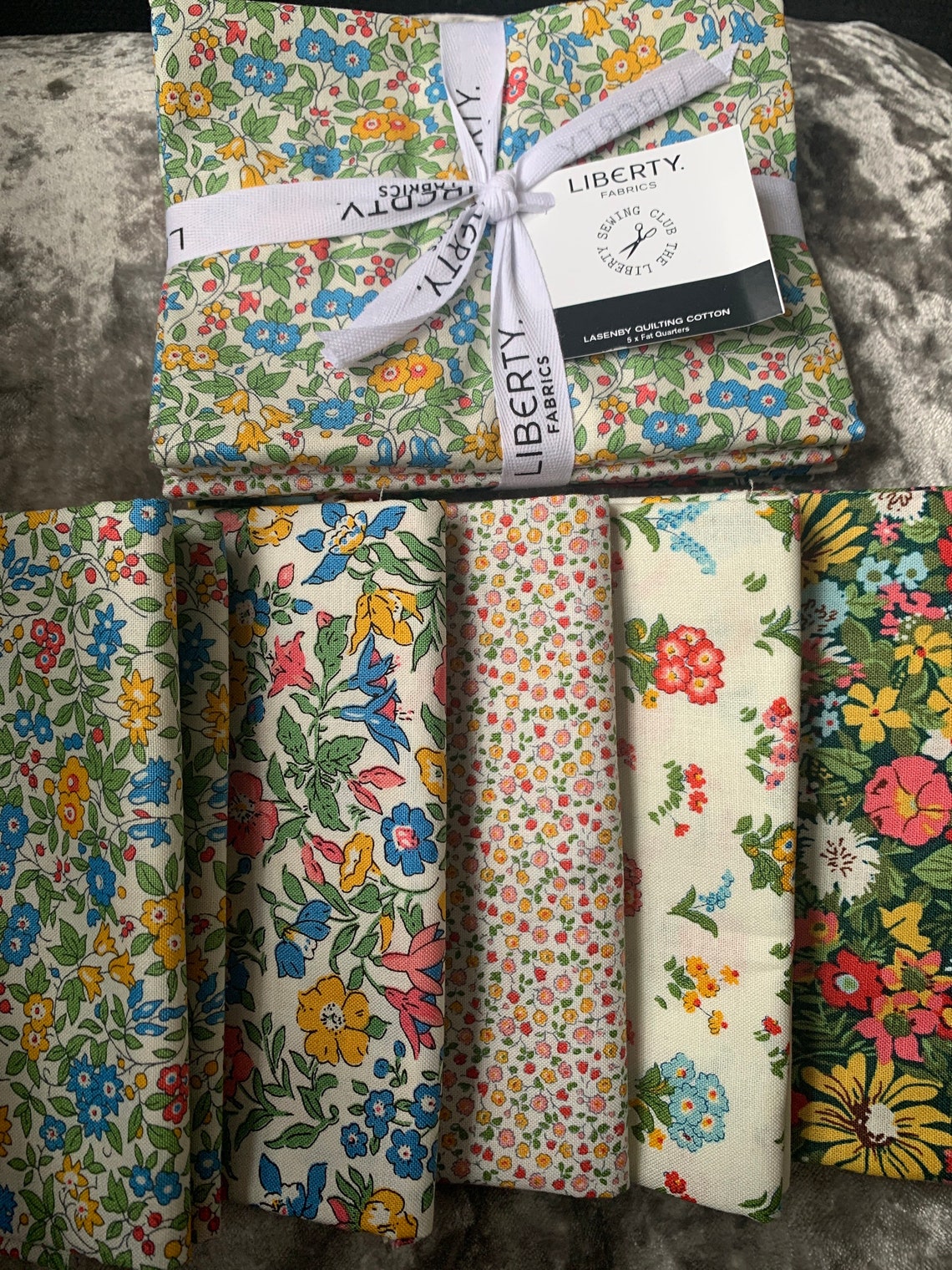 Liberty Flower Show Midsummer Bundle 5 Fabrics 100 Lasenby Etsy UK
