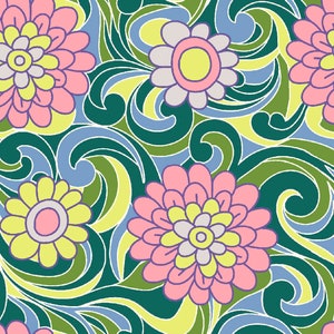 Liberty Carnaby Carnation Carnival B 100% Lasenby Cotton Available Fat Quarters, Half Metre, Metres