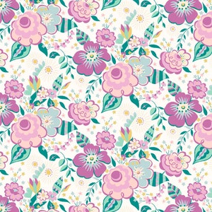 Lindy Pop A Liberty Fabric Deco Dance 100% Lasenby Cotton Available Fat Quarters, Half Metre, Metres