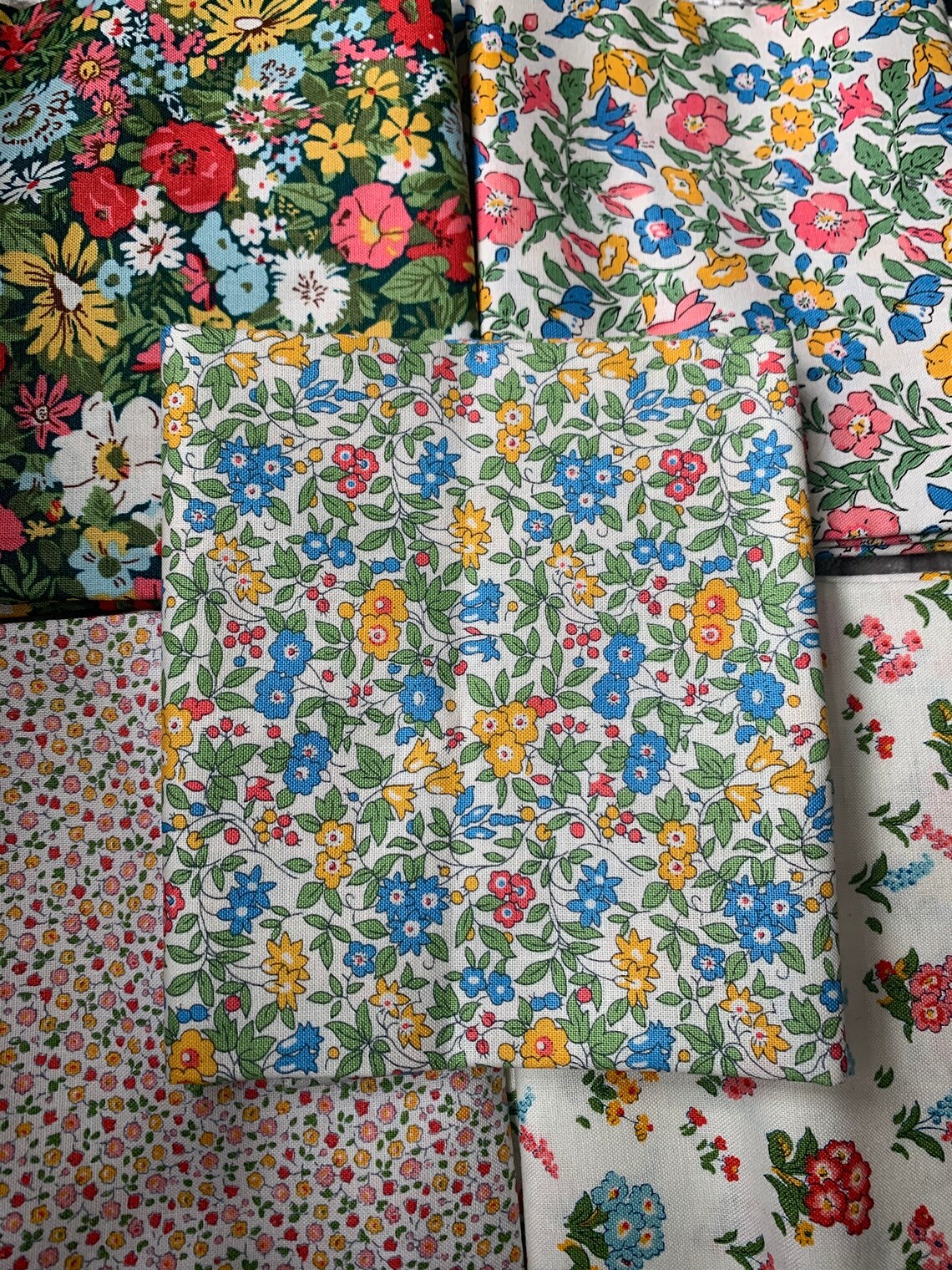 Liberty Flower Show Midsummer Bundle 5 Fabrics 100 Lasenby Etsy UK