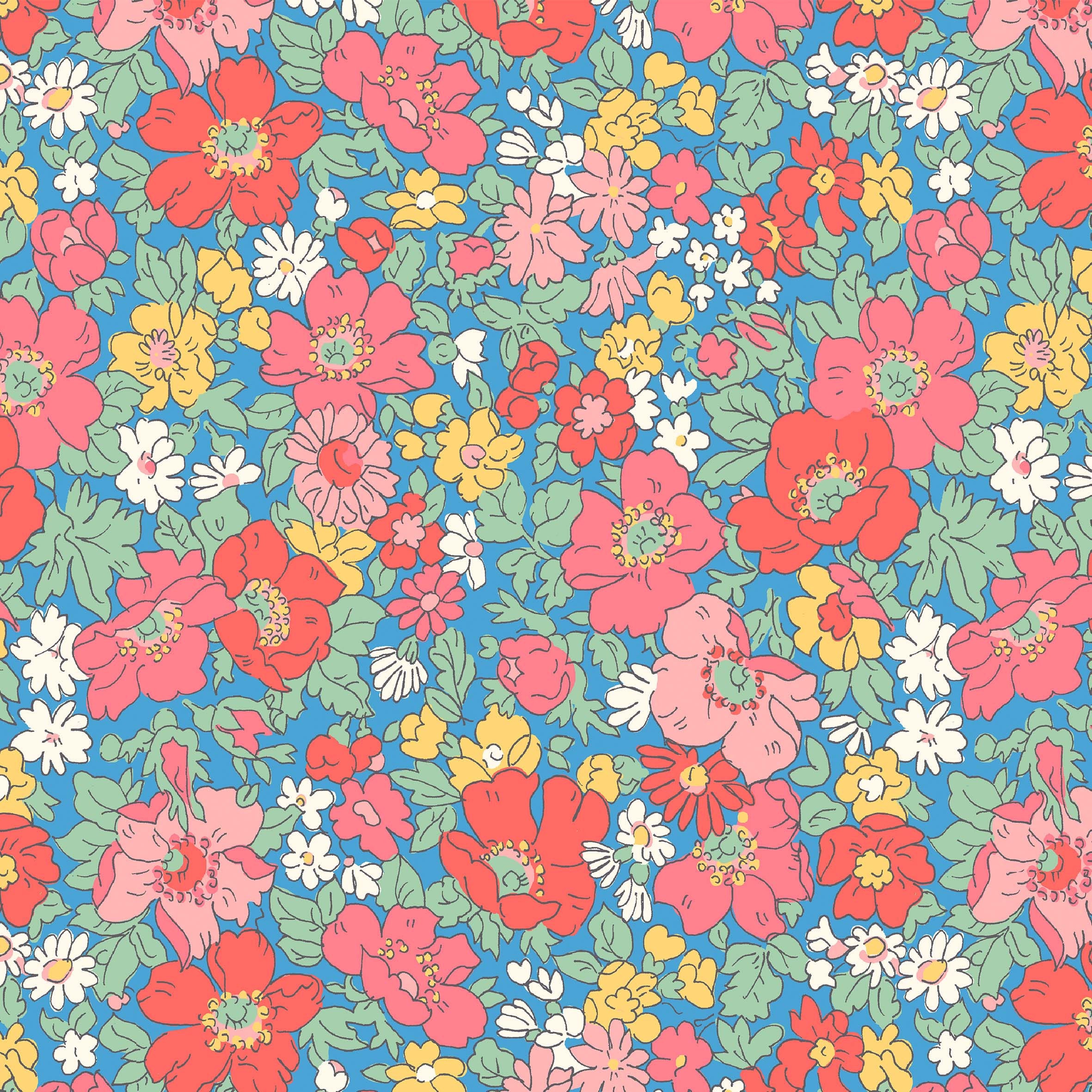 Liberty Flower Show Midsummer Collection Quilting Fabric Etsy UK