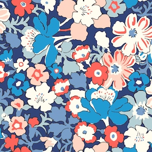 Liberty Carnaby Westbourne Posey A 100% Lasenby Cotton Available Fat Quarters, Half Metre, Metres
