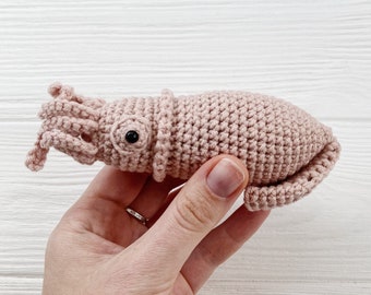 Squid stuffed toy, sea animals lovers gift