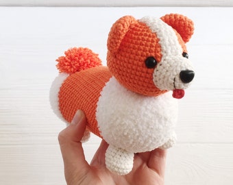 Corgi dog, plush dog toy, corgy lovers gift