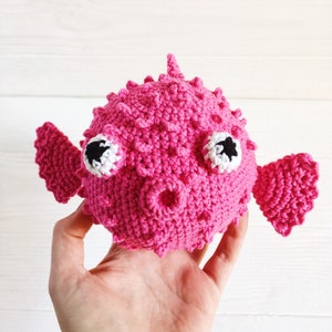 pink puffer fish