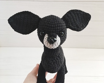 black and tan chihuahua stuffed animal