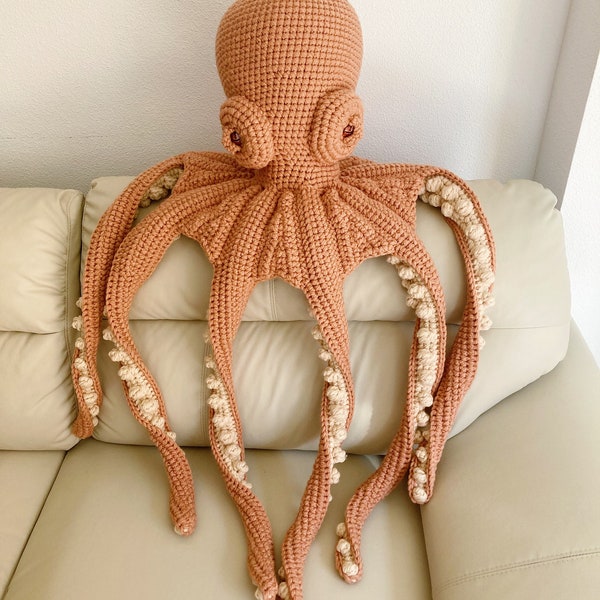Octopus Pillow Etsy