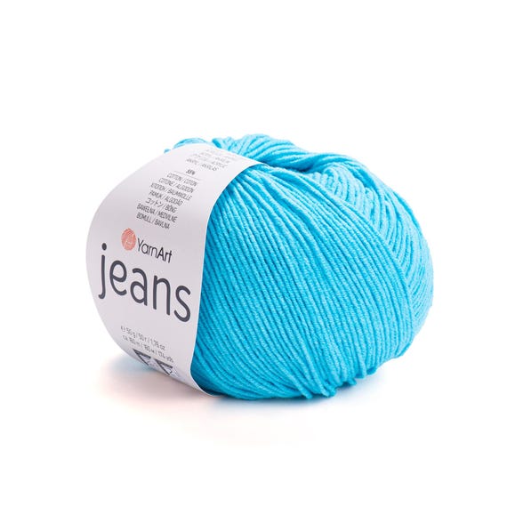 Yarnart Jeans, cotton acrylic yarn for toys, 50g 160m