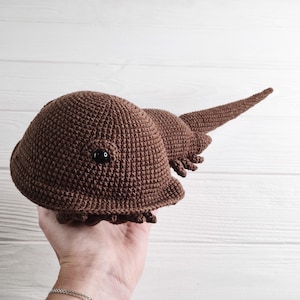 Stuffed horseshoe crab animal, sea animals lovers gift