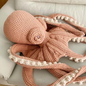 large cream octopus