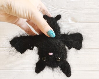 Fluffy bat toy, Halloween gift