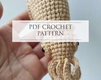 Crochet Squid Pattern PDF