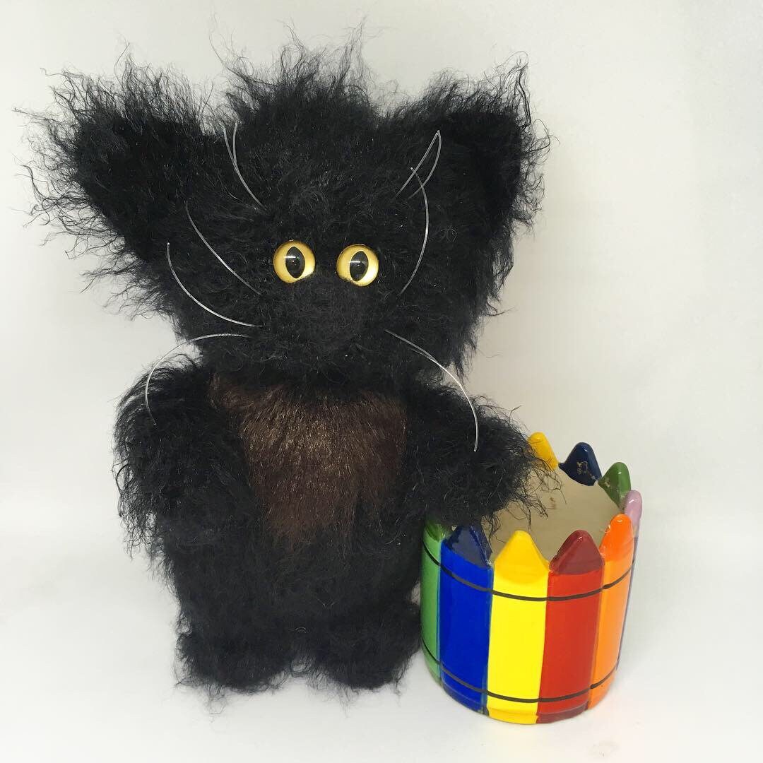 Fat stuffed cat hotsell