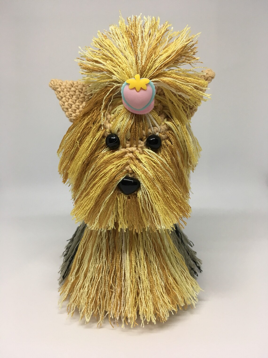 Crochet amigurumi Yorkshire terrier plush yorkie dog Etsy