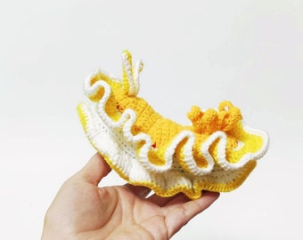 Sea slug stuffed toy, sea animals lovers gift, glossodoris cruenta