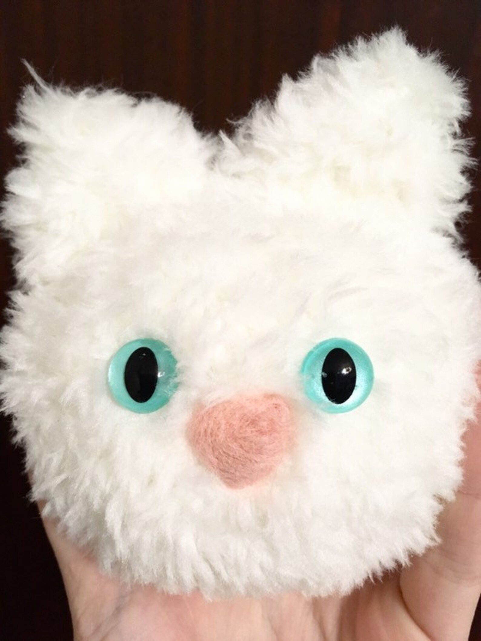 Crochet amigurumi cat white fluffy cat animal lovers gift | Etsy