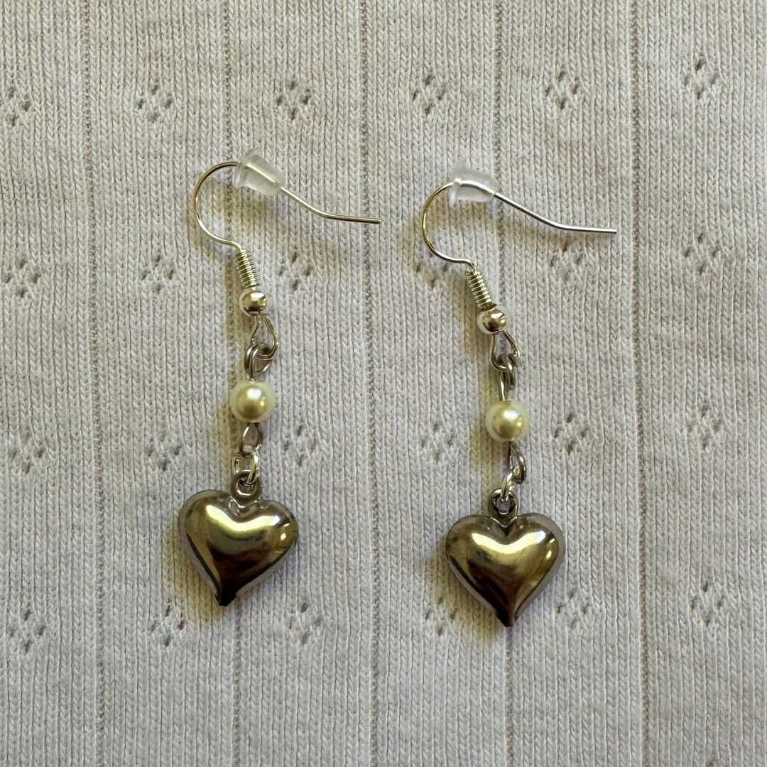 Tutti Pearl Heart Earrings