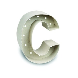 3D Letter, Marquee Letter, Letter C, 3D template, cricut svg files, cricut project, Silhouette svg, Cameo SVG, cut files