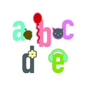Doodle letters Clipart, Make your own Name, Doodle Bundle, Alphabet Doodle Set, Cute Alphabet, Cut files, Print and Cut, Cricut, Silhouette