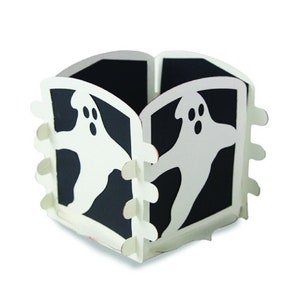 3D SVG Basket, svg Box template, Decorative Box, gift box, Party Favor box, Cut file for Cricut, silhouette svg, Ghost basket, Halloween