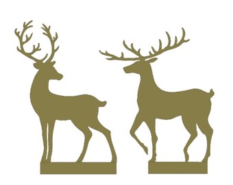 Reindeer Standee svg, 3D Deer svg, Standing deer svg, cut file for Cricut, Silhouette, Christmas Decor, table top svg, dxf, Instant download