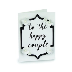 3D Hochzeitskarte, Klappkarte, Schnittdatei, Silhouette, Cricut, Klappkarte SVG, PNG, SVG, dxf, Einladungen, floral, Blumen, glückliches Paar