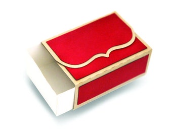 Pudełko zapałek svg, Pudełko z szufladą, Szablon pudełka suwakowego, Pudełko z wyciętym plikiem SVG, Etui SVG, Pudełko na prezent, Cricut, Sylwetka, dxf, svg, Cyfrowe