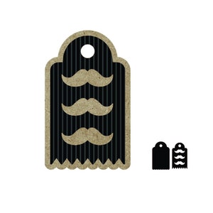 Schnurrbart Tag svg, Lesezeichen svg, Clipart, geschnitten Datei für Cricut, For Silhouette, Geschenk Tags, Tag Vorlage svg, dxf, digital, sofortiger Download