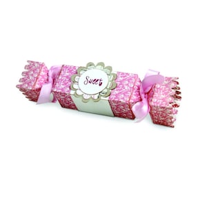 Candy wrapper svg, Wrapper, Candy Box, Box Template, Bomboniere, Scatola di carta, File tagliati per Cricut, Silhouette, svg, dxf, Digitale