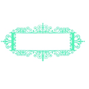Decorative Frame Svg, Frames Clipart, Vector Art, Cut File for Cricut ...