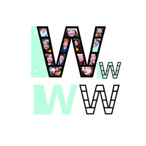 Alphabet Album, Letter Album, Album svg, Film Strip svg, Photo Album, svg, dxf, cut file, Cricut, Silhouette, Album page svg