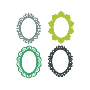 Decorative Frames svg, Frames Clipart, Vector art, Cut file for Cricut, For Silhouette, svg, dxf, icons, Frames set, svg Bundle, Digital