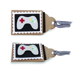 3d game controller svg, gift card holder, holiday gift card, Card holder, Template, Tag svg, Cut file for Cricut, for Silhouette, video game