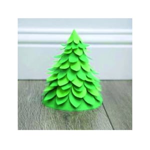Christmas Tree svg, 3D Christmas tree, tree template, cut files for cricut, silhouette, svg, dxf, 3D Tree, paper tree, Digital Download