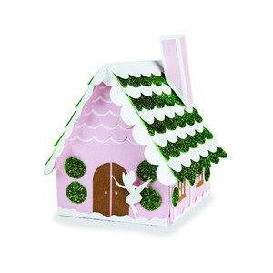 3D Fairy Cottage, Christmas House svg, Cut File, Cameo, Silhouette, Cricut, DIY Christmas Project, Christmas Village, House Models, cottage