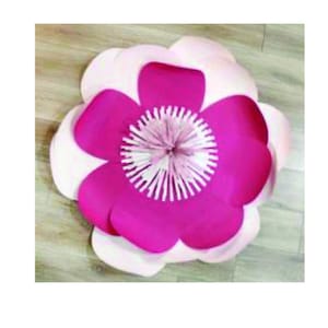 Stunning Big Flower, 3d paper flower svg, flower template, paper flower svg, 3d paper flower, Cut Files, svg, PNG, DXF, Cricut, Silhouette