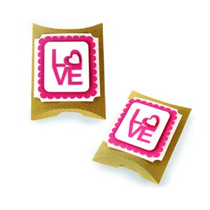 3D Box svg, Pillow box svg, Pillow box template, Gift Box SVG, Party Favor Box, Cut file for Cricut, Silhouette, LOVE box, Valentine Box