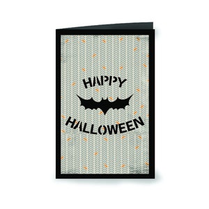 3D Greeting Card, Cut file for silhouette, for Cricut, Layered Card SVG, PNG, SVG, dxf, folded card, Card Template, Halloween, Bats