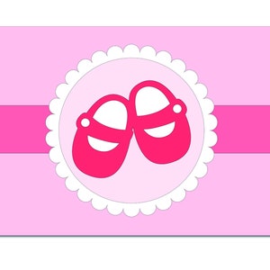 3D-wenskaart, Cut-bestand voor Cricut, silhouet, Gelaagde kaart SVG, PNG, SVG, Verjaardagskaart, gevouwen kaart, Baby, Babyslofjes, Poppenschoenen