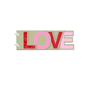 Album svg, Mini album, Word Album, Love Album, Cut files for Cricut, Silhouette, svg, dxf, scrapbooking, Creative Album, Digital