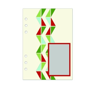 Strona planera, strona albumu, układ albumu, szablon albumu, SVG, PNG, dxf, plik do cięcia dla Cricut, sylwetka, Boże Narodzenie, strona ze zdjęciami
