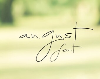 CG August Font