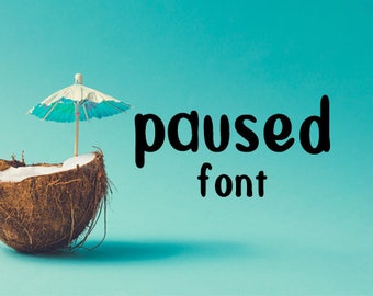 CG Pause Font