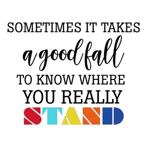A Good Fall SVG, Quote SVG, Saying SVG, Cut Files for Silhouette, Inspirational Quote, Quote Clipart, for Cricut, Digital, Instant download