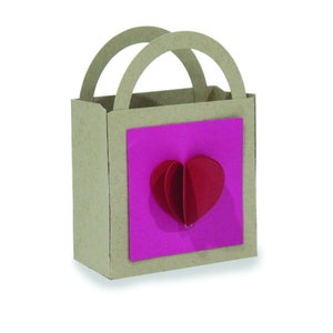 Herz Tasche, Gunst Tasche, Gunst Tasche Vorlage, Papiertüte, svg, dxf, geschnitten Dateien für Cricut, Silhouette, Party Bag, Geschenktüte svg