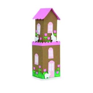 3D Papierhaus, für Cricut, Papierbasteln, Ostern, für Silhouette, Bestes Häschenhaus, DIY Dekoration, PNG, SVG, Schneidedatei, Digital download
