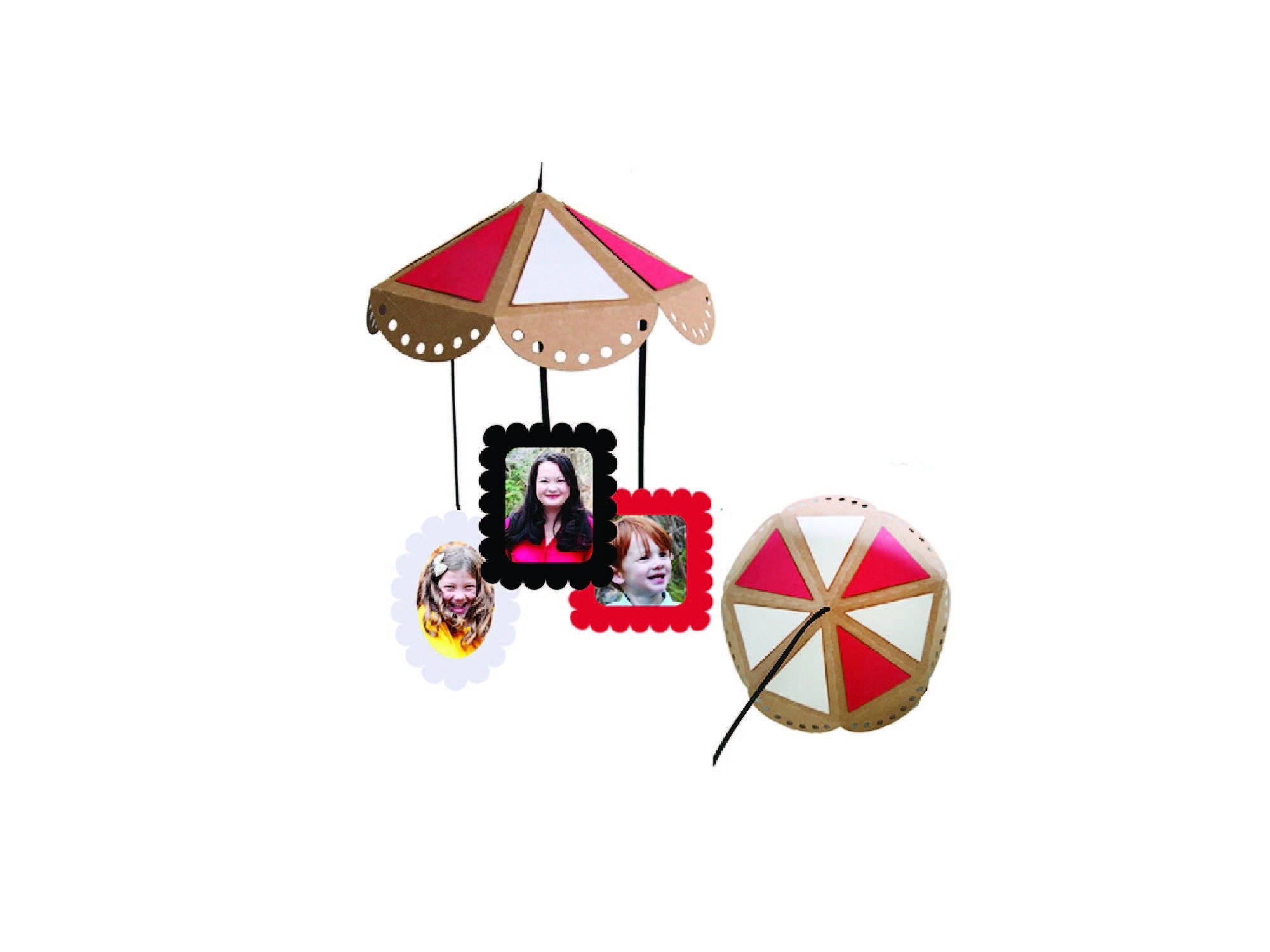 Photo Frame Svg Baby Mobile Svg Paper Baby Mobile Cut File Etsy