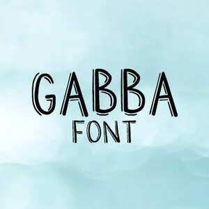 CG Gabba Font,  Cricut Fonts, Silhouette Fonts, Craft Fonts, Procreate Fonts, Canva Fonts, Handwritten Fonts, Commercial Use Fonts, Text