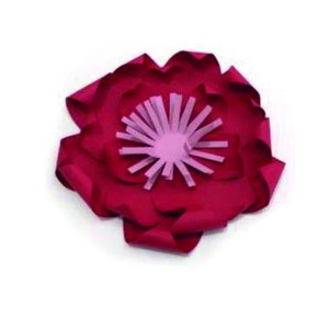 Belle grande étoile, svg de fleur de papier 3d, modèle de fleur, svg de fleur de papier, fleur de papier 3d, fichiers coupés, DXF, svg, Cricut, Silhouette