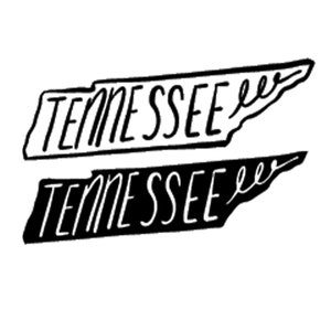 Tennessee SVG, Tennessee State Clipart, Tennessee Handgetekend, Omtrek, Staatsvorm, Png, Knip bestanden